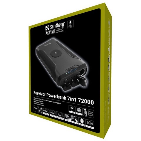 Sandberg Survivor Powerbank 7in1 72000