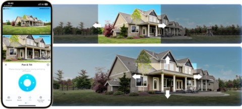 EZVIZ Camera Wifi Extérieure HB90 + Panneau solaire-Caméra motorisée 360° en 2K/Vision nocturne couleur/Détection forme humaine/Défense active lumière et sirène