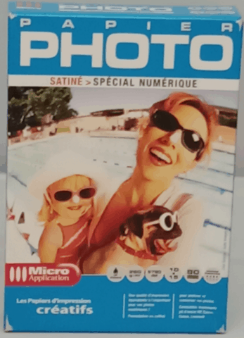 PAPIER PHOTO SATINÉ SPÉCIAL NUMÉRIQUE  10x15