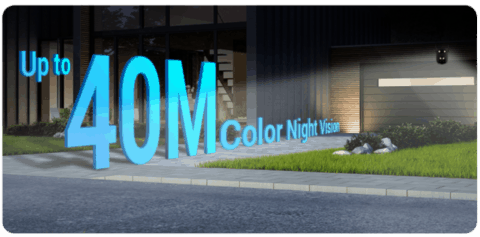 EZVIZ Caméras extérieures motorisées H9c 3MP - Wi-Fi - à double objectif panoramique et inclinable - Co-détection pour un suivi intelligent automatique