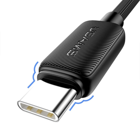 Câble avec motif USB Type-C vers USB Type-C 60W (2m) Usams US-SJ696 / KY Series Noir