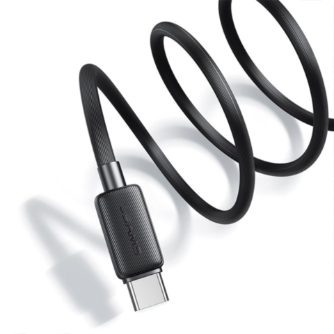 Câble avec motif USB Type-C vers USB Type-C 60W (2m) Usams US-SJ696 / KY Series Noir