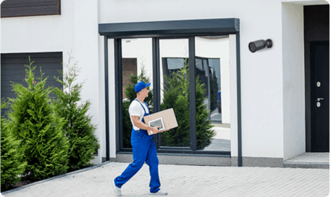 EZVIZ Camera Wifi Extérieure BC1C 4K PRO KIT - Résolution 4K - Batterie lithium rechargeable de 10 400 mAh - Protection continue 24/7 - Vision nocturne en coule