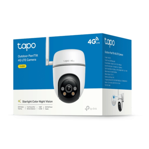 Tapo TC40GW - Caméra 4G LTE extérieure panoramique et inclinable